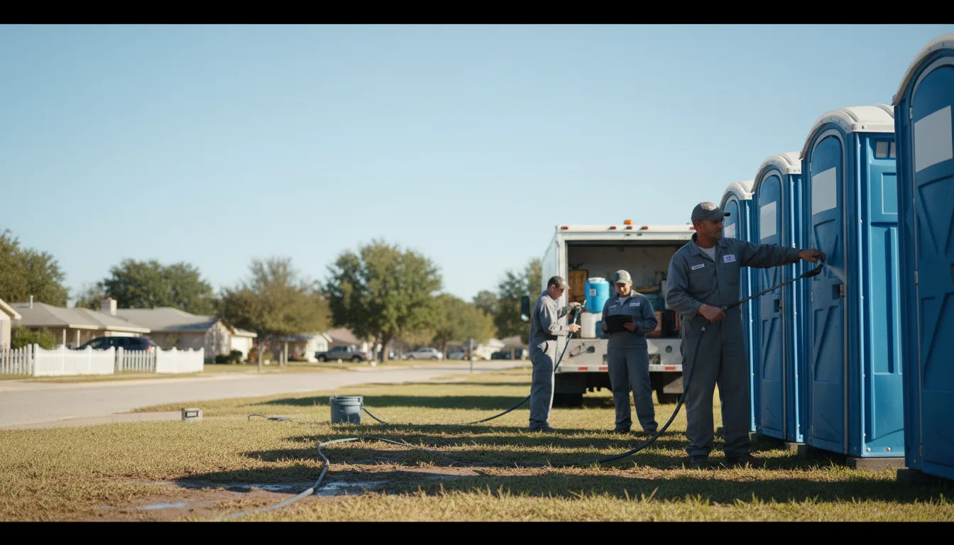 Long-Term Portable Toilet Rental in Rosalie, NE near me